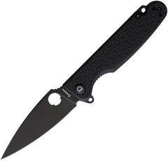 Daggerr Knives Florin Linerlock Blackout FRN Folding 8Cr14MoV Pocket Knife FLMNBKBW