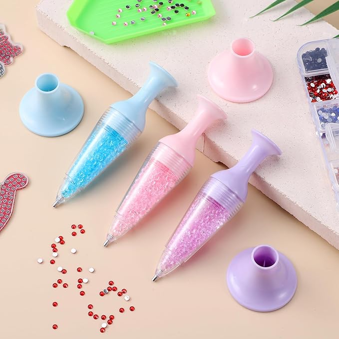 GlitterPen - Diamond Art Pen with Creative Flowerpot Design
